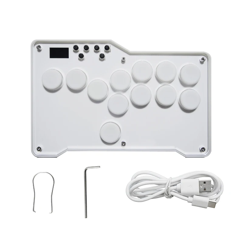 Фото Arcade Fight Stick Mini Hitbox Все кнопки Стиль Hot SWAP Cherry MX Arcade Stick Контроллер Pico Gp2040 для ПК/PS4/NS №2