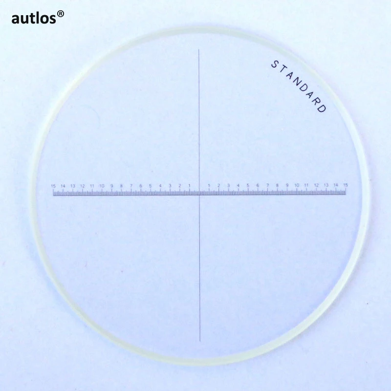 

947 Диаметр 35 мм Высокоточный аксессуар для микроскопа Поперечная сетка Одноосевые сетки Оптический стеклянный микроскоп Микрометр