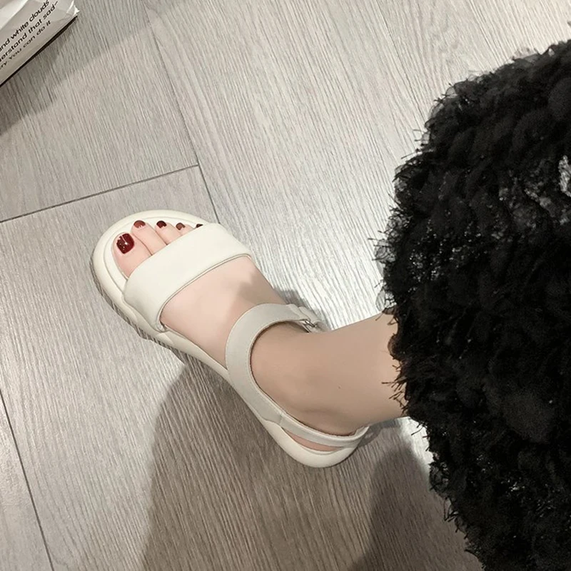 Summer Women's Casual Versatile Anti Slip Soft Sole Beach Sandals