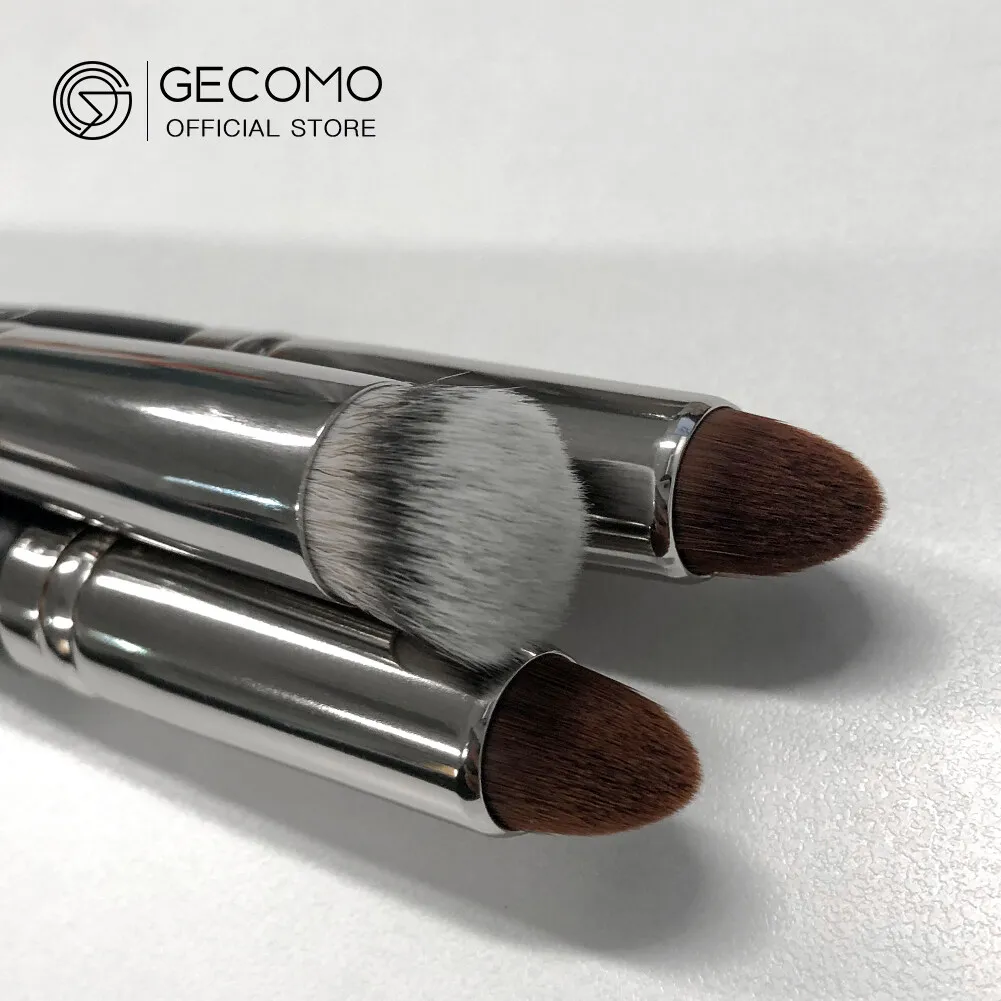 Кисть для консилера GECOMO Классическая угловая круглая без следов нанесения