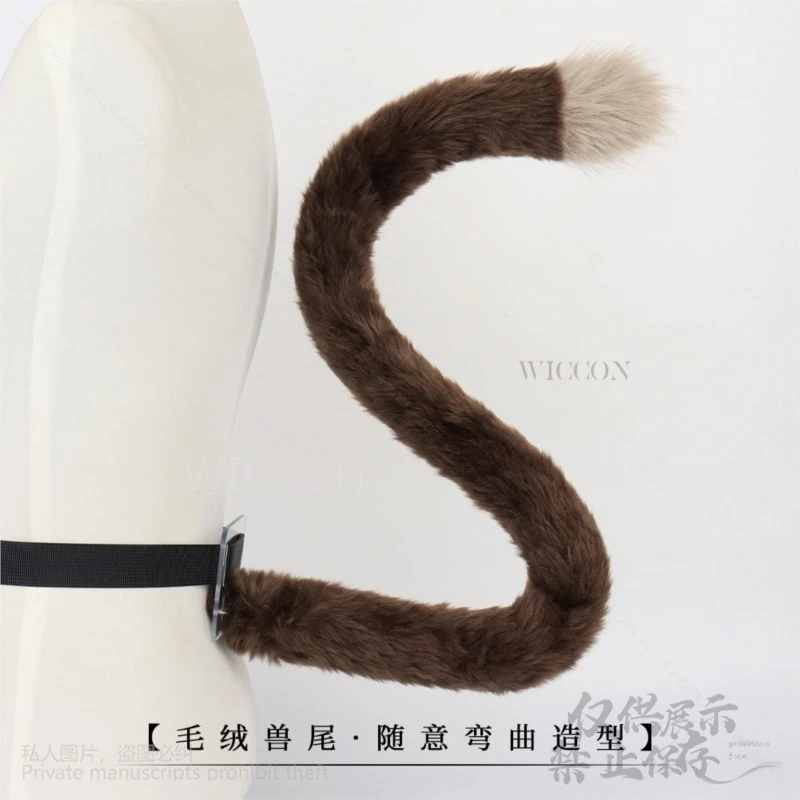 Аниме игра Genshin Impact Cosplay Lynette Пушистые кошачьи уши обручи для волос аниме повязки