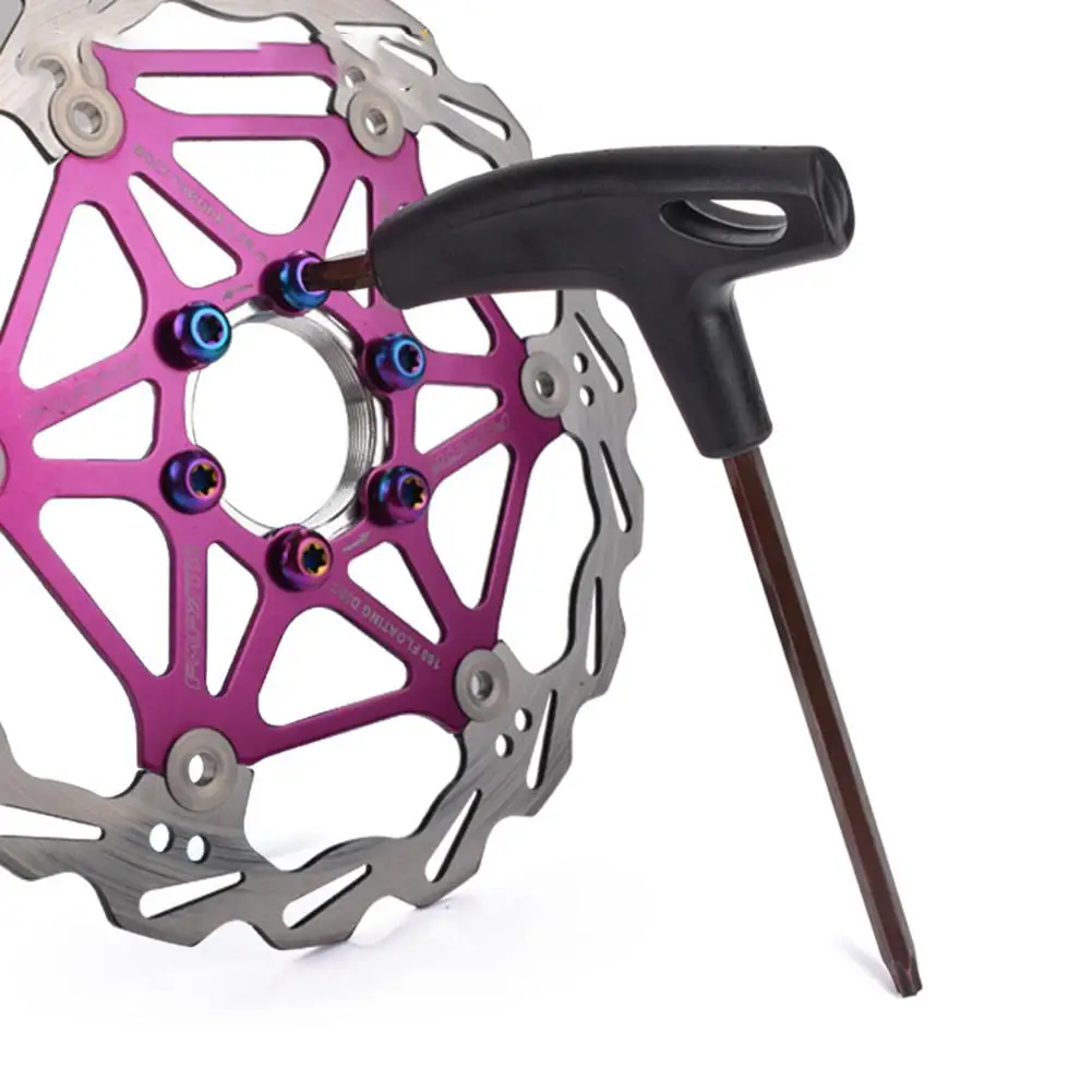 

Отвертка T25 из закаленной стали, нескользящий Т-образный захват, быстросъемный гаечный ключ для установки винтов, для обслуживания велосипе...