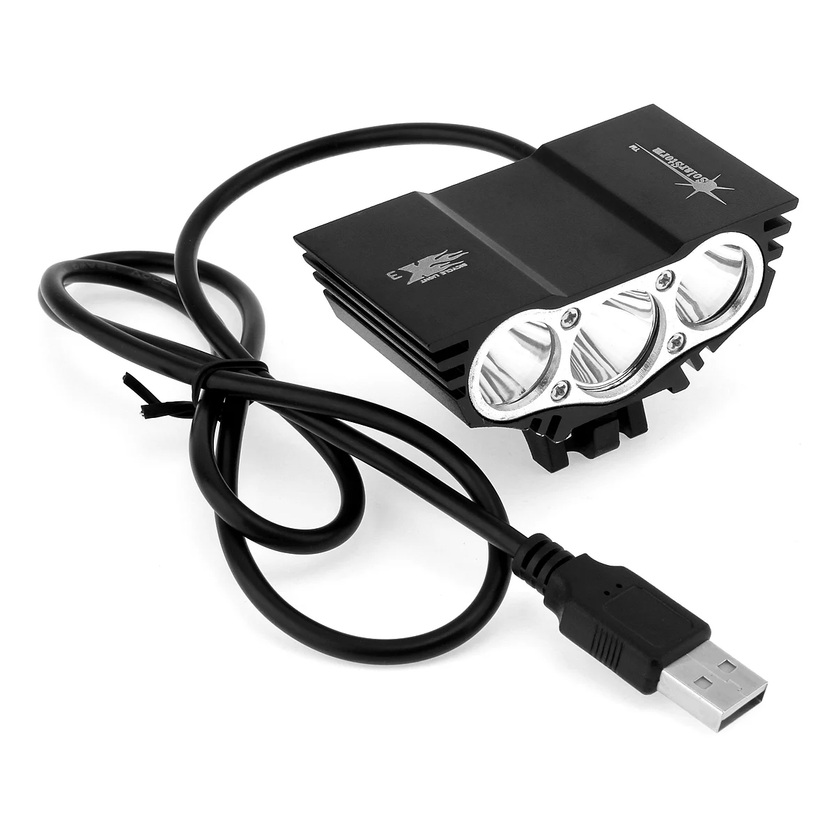 Фонарь передний велосипедный 4 режима 5 В USB