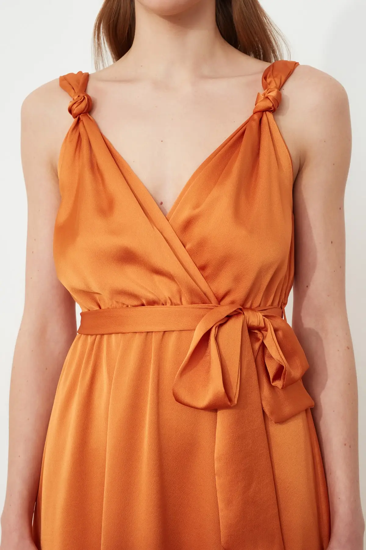 Платье с поясом TPRSS19BB0283 | Женская одежда