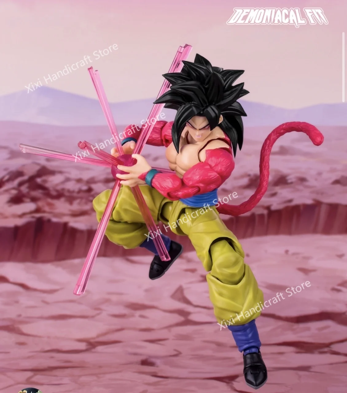 Фото В наличии: Коллекционная фигурка Demoniacal Fit Dragon Ball Super Saiyan SSj4 Goku UNTAMED POWER, анимационная модель, игрушка, подарок №3