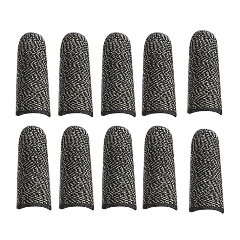 

5 Pair Mobile Game Controller Finger Sleeve Sets, Anti-Sweat Reusable Waterproof Breathable Full Press Screen Finger Set