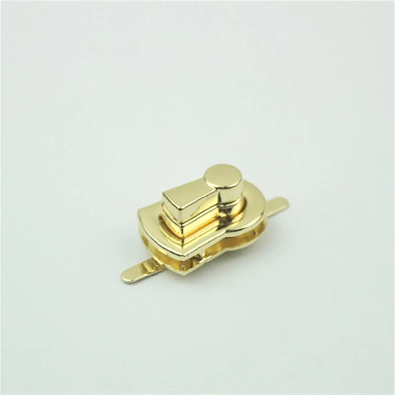 10Sets 30x19mm Women Bag Twist Turn Locks Metal Closure Lock Clasps Purse Handbag Replacement DIY Hardware Accessories