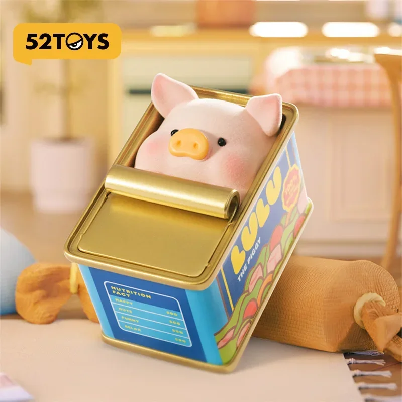 52TOYS LuLu THE PIGGY STAY WITH YOU Series Blind Box Toys Mystery Mistery Caixa Фигурка-сюрприз Модель Подарок на
