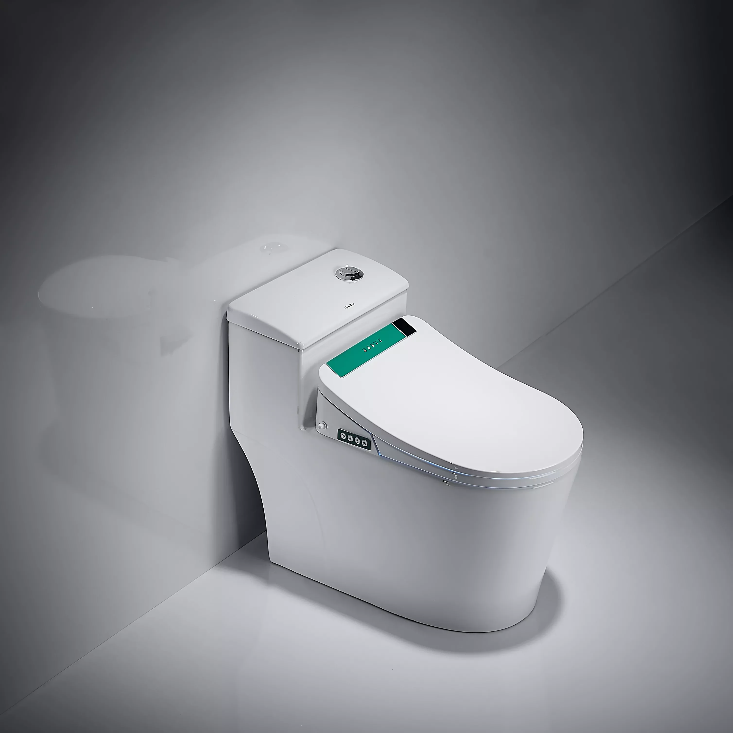 

Intelligent Toilet Seat Elongated Electric Bidet Cover LCD 3 Color Smart Bidet Heating Sits Led Light Wc F3-1