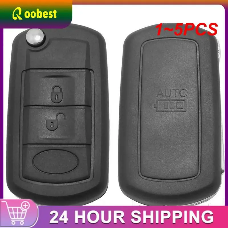 

1~5PCS Replacement Shell Folding Flip Remote Key Case Fob 3 Button for LAND ROVER Range Rover Sport LR3 Discovery