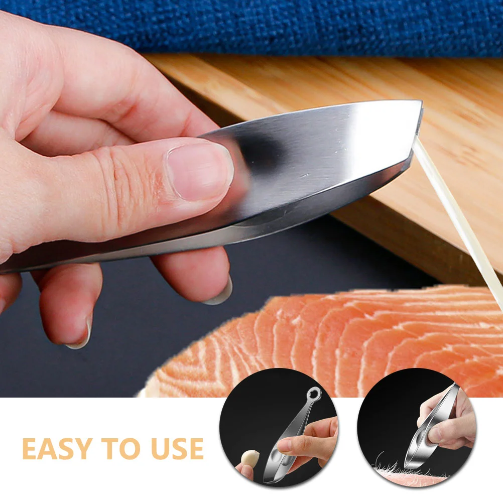 Пинцет из рыбьей кости удобный инструмент для удаления утиных волос