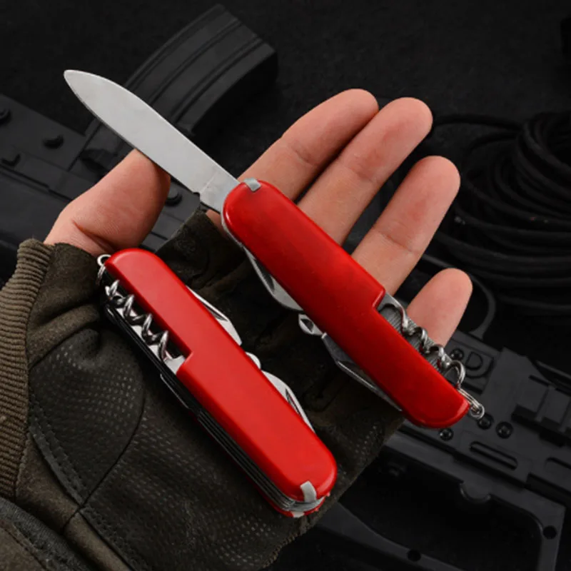 

Folding Combination Camping Pocket Army Knife Outdoor Steel Emergency 9/11 Stainless Knife Multifunctional 1 Tools Portable
