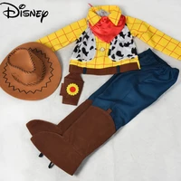disney toy story new western cowboy dress with hooded scarf adult child parent child role playing costume