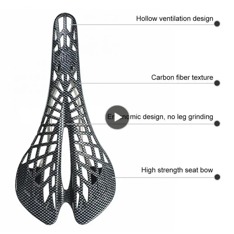 

Waterproof Spider Saddle Carbon Fiber Bicycle Riding Cycling Seat Durable Bicycle Saddle Modified Bicycle Seat Comfortable