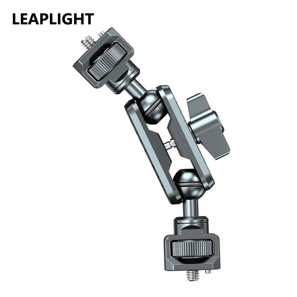 2024 Upgrae Metal Magic Arm W с двойной шаровой головкой 360 1/4 дюйма удлиненное крепление для