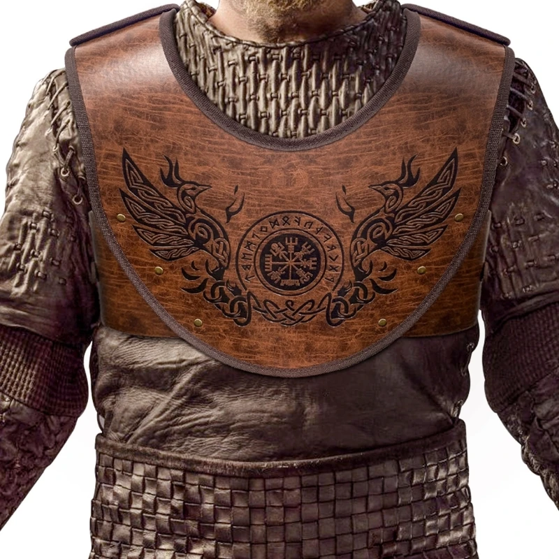

Medieval Armour PU Leather Body Chest Harness Style Chest Dropship