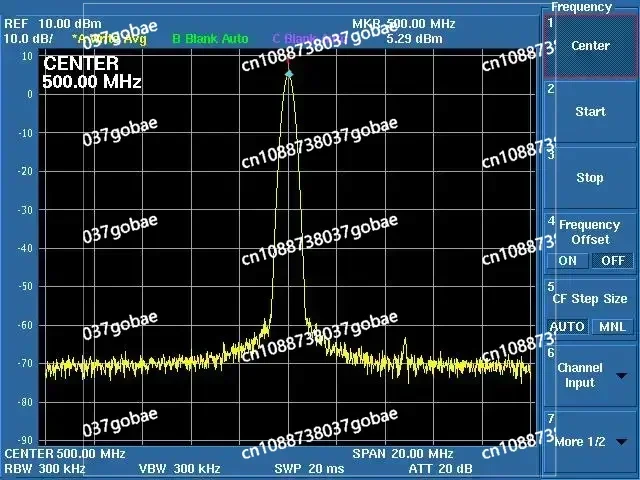 ADF5355 Модуль цветного экрана Источник сигнала VCO Микроволновой синтезатор частоты
