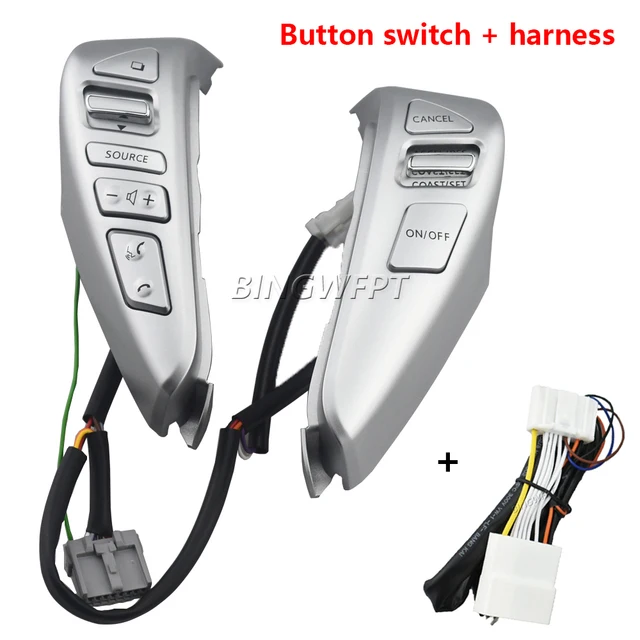 

Круиз-контроль на рулевом колесе, круиз-переключатель для Nissan Sentra Livina Almera Cube Versa, кнопочный переключатель