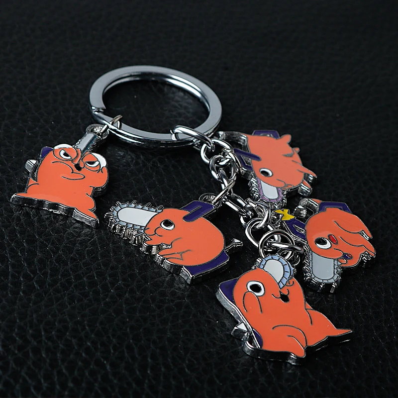 Брелок для ключей унисекс аниме брелок с цепной пилой эмалевый косплея - купить