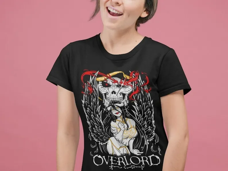 Футболка Albedo Overlord-уличная одежда с мотивами из аниме