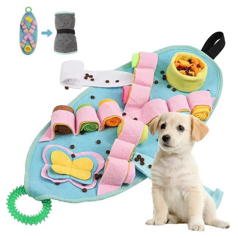 

For Dogs Dog Nose Mat Antiskid Dog Enrichment Toys Slow Feeder Digging Treat Mat Mental Stimulation Boredom Play Mat For Dogs