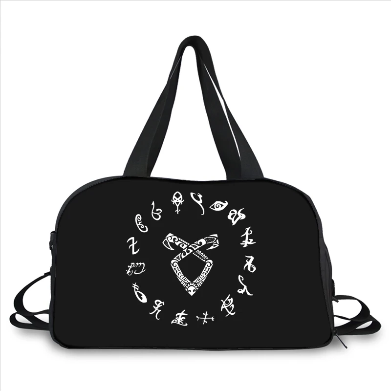 Shadowhunters 3D printing fashion trend portable large capacity multi-function messenger bag travel bag