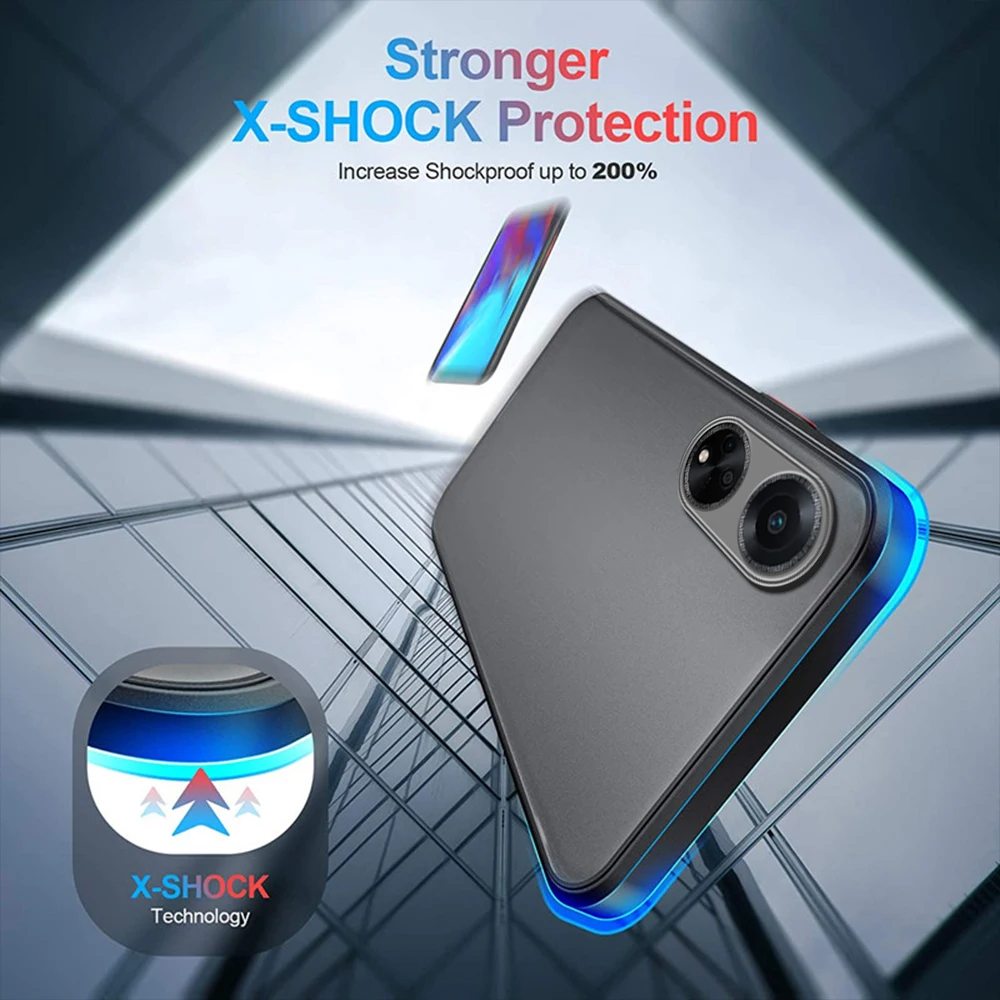 Чехол для OPPO A18 4G Cover On Orro Opo Appo A38 Capas Противоударный задний бампер телефона Матовый