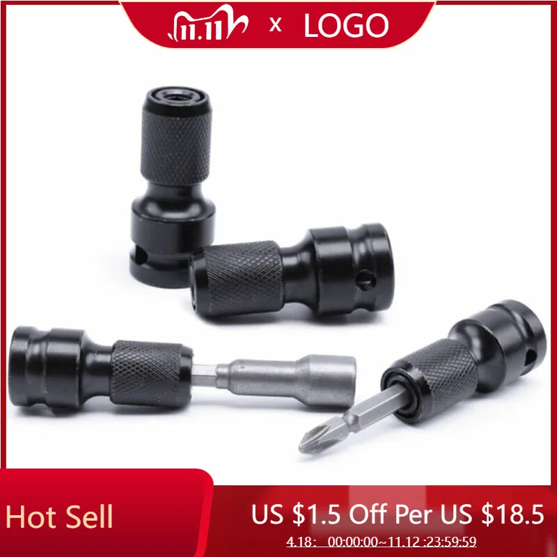 

1pcs Socket Wrench Socket Adapter Spanner Set Drive Converter Impact Tool 1/2 Inch Square To 1/4 Inch Hex Ratchet Socket