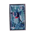 Брошь в стиле народного искусства с изображением деревенских домиков деревьев и гигантских черных кошек, забавные ювелирные изделия, художественное украшение для студентов