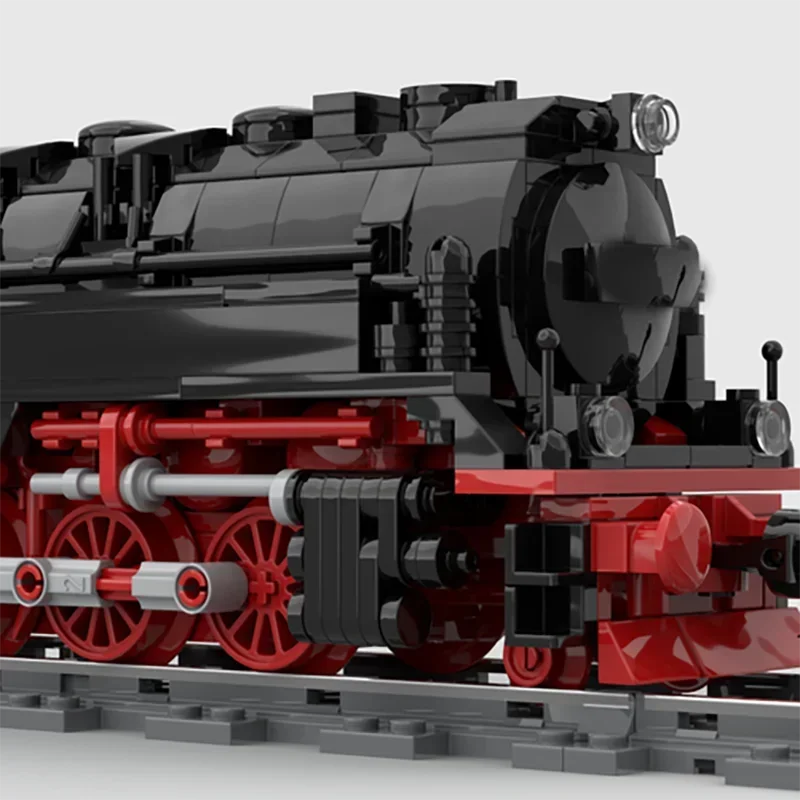 Конструктор Железнодорожный серии Moc конструктор паровой двигатель BR99 модульные
