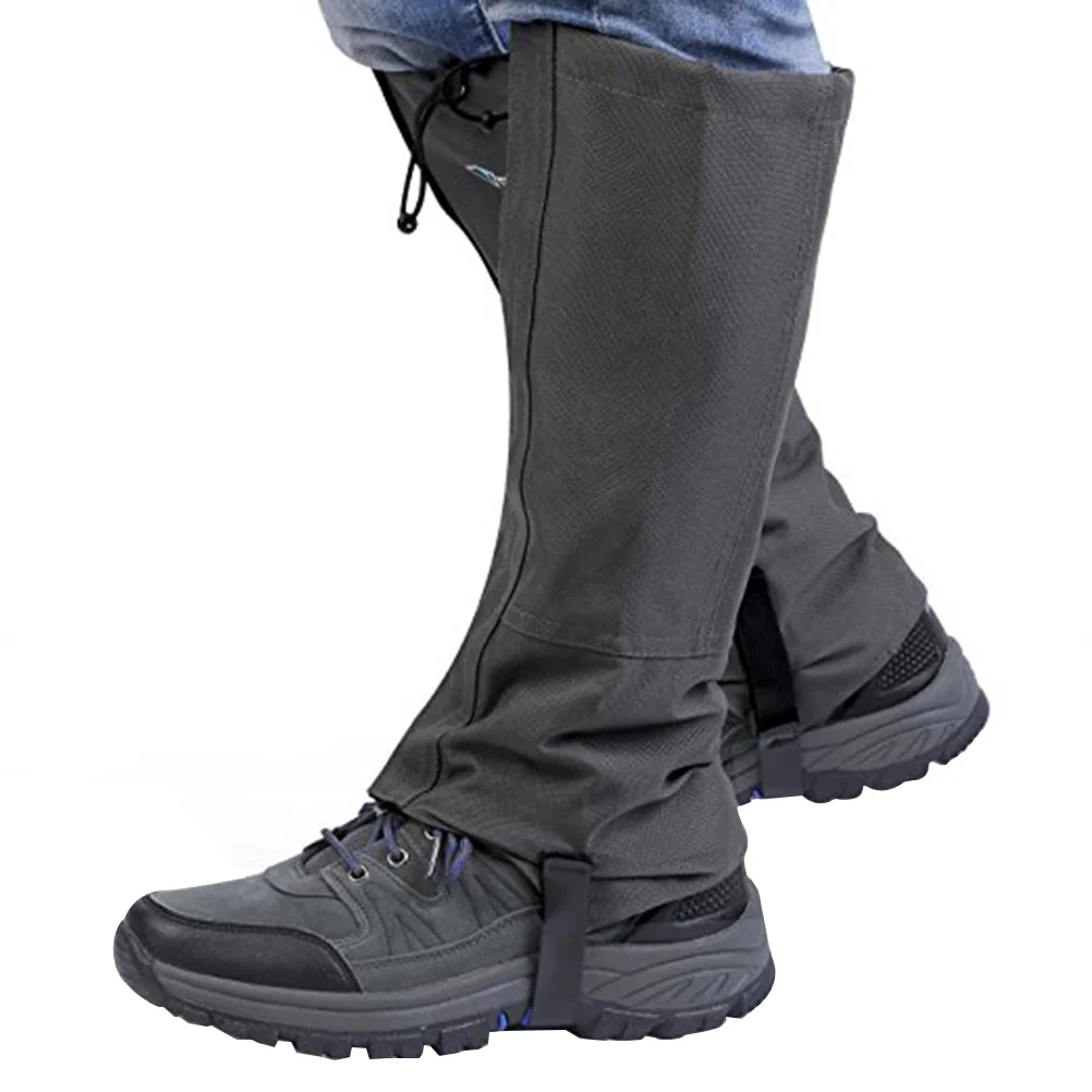 

Waterproof Outdoor Hiking Walking Climbing Snow Legging Gaiters - Size S(Deep Grey)