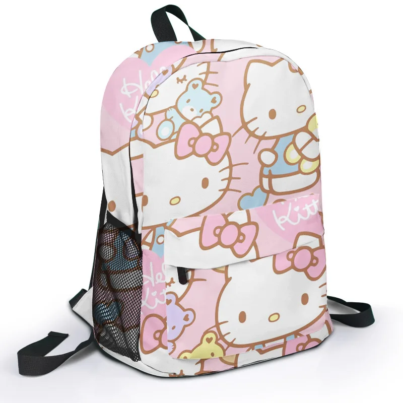 

Модный холщовый рюкзак серии Kawaii Sanrio, сумка через плечо Hellokittyed My Melody, милая мультяшная Детская сумка для хранения для девочек