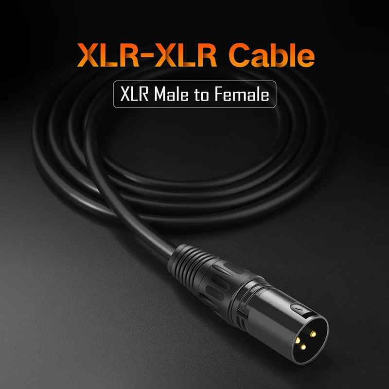 Звуковой кабель Cannon XLR штекер-гнездо микрофонный провод для плееров планшетов