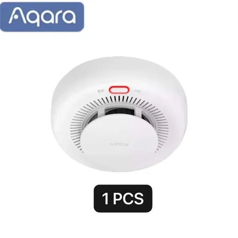 Умный детектор дыма Aqara Zigbee 3,0, пожарная сигнализация, монитор, звуковое оповещение, Домашняя безопасность, работает с Apple Homekit Mijia Mi Home
