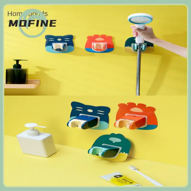 

Полихроматический мультяшный кронштейн для душа, подставка, водонепроницаемый и прочный мультяшный кронштейн для душа, самоклеящийся пластиковый кронштейн для душа