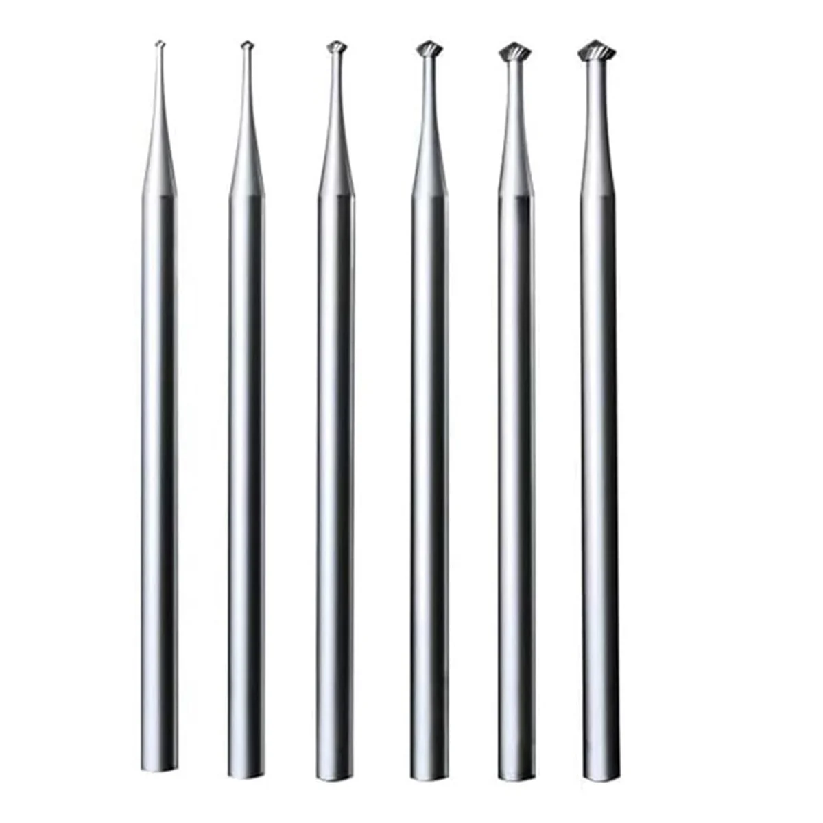 Набор заусенцев под углом 90 ° 6 шт. заусенцы для ювелирных изделий с хвостовиком