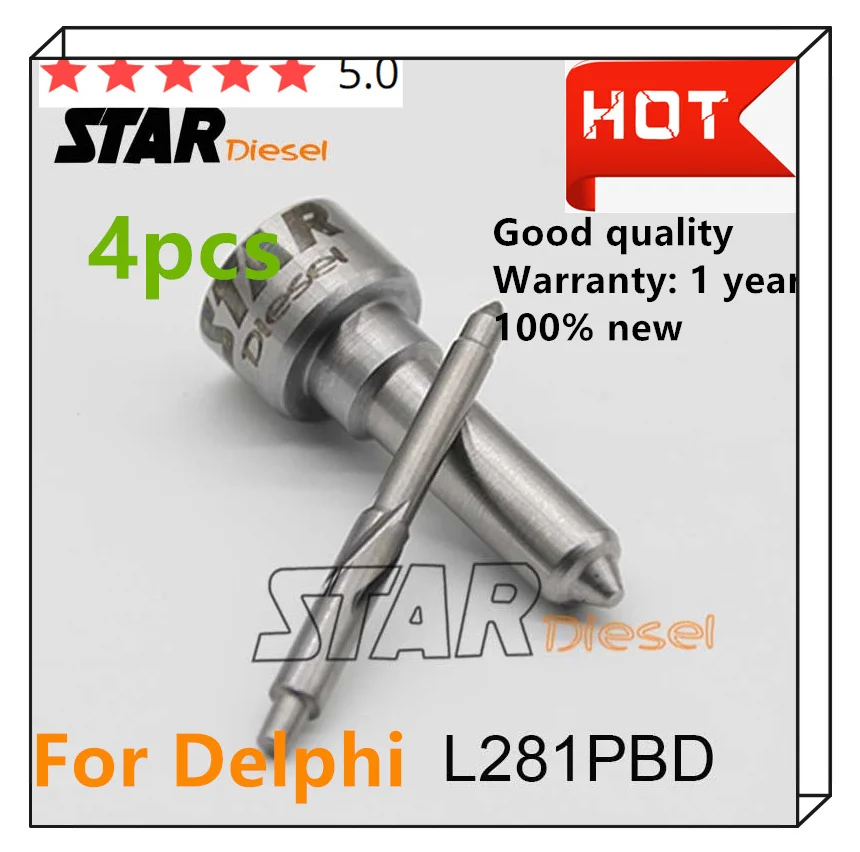 

L281PBD Nozzle L 281 PBD L281PRD for Delphi Hyundai KIA EJBR05501D 33800-4X450 33801-4X450 4PCS