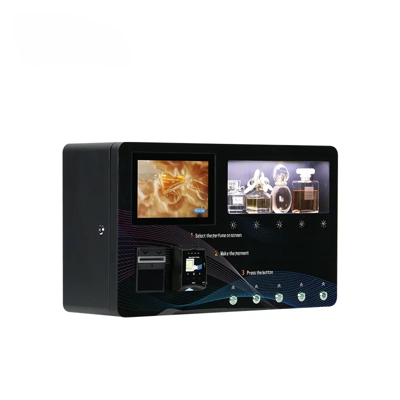 Настенный торговый автомат DKM с сенсорным экраном и дозатором банкнот