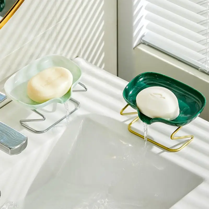 

No Punching Soap Holder Soap Holder Container 1pc Soap Dish Creative Drainage Soap Box Soap Box Drain Holder Newest 2023