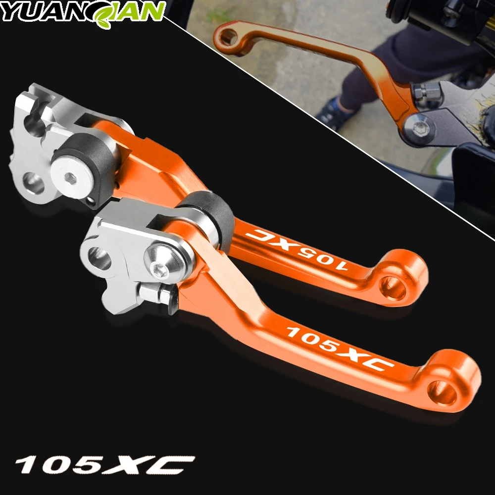 

For 105 SX/XC 2007-2011 CNC Motorcycle Dirt Bike Motocross Pivot Brake Clutch Levers 105SX 105XC 105 SX XC 2008 2009 2010 2011