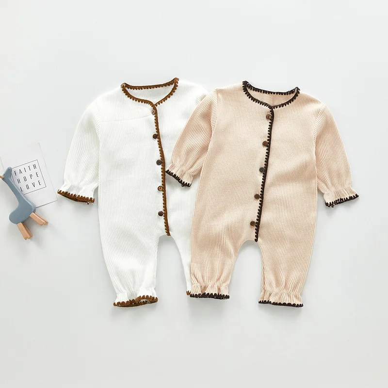 

Infants and young children autumn newborn clothes romper baby one-piece clothes cotton wrapping long sleeves