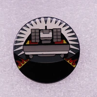 science fiction movie time machine television brooches badge for bag lapel pin buckle jewelry gift for friends