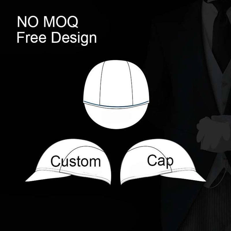 

10Pcs / Set OEM Men's Ladies Own Brand Custom Printed Bike Jersey Sports Baseball Bike Team Hat Scarf Riding Bike Hat LOGO