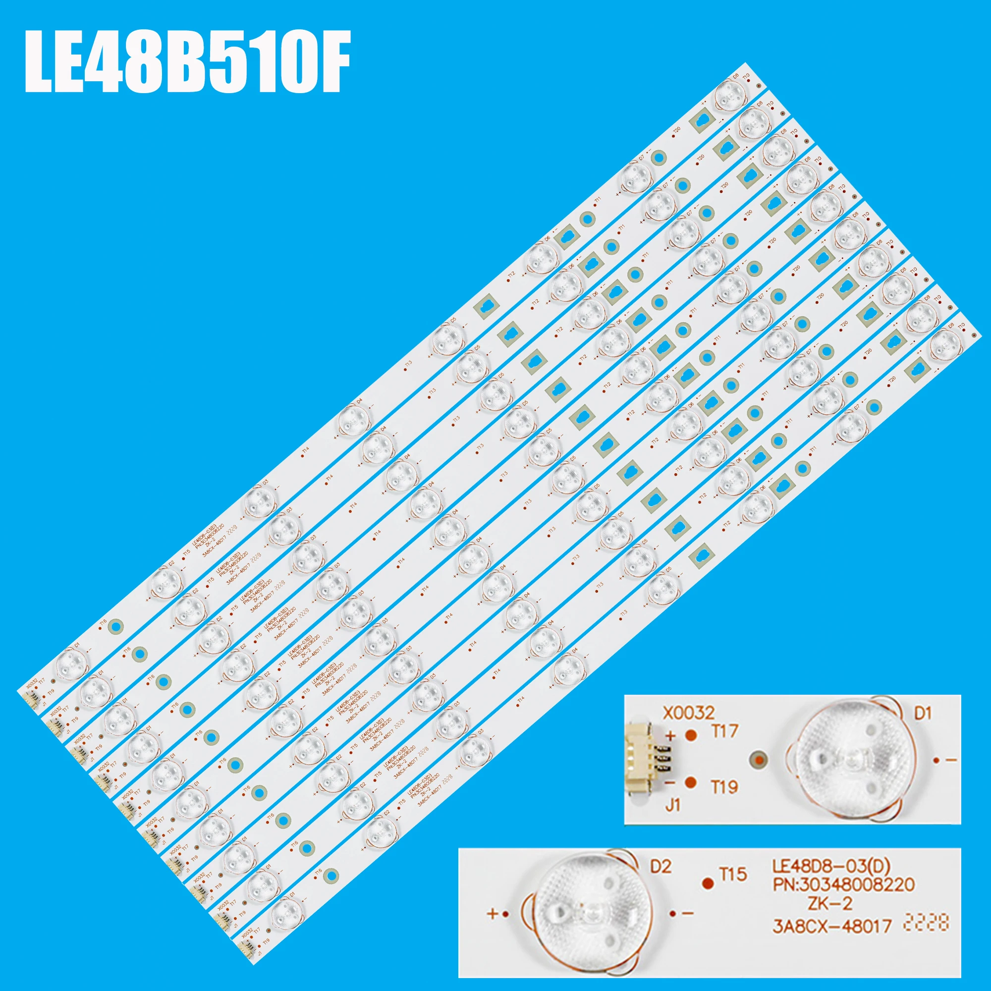 Светодиодная лента для 48UF2500 4800M26 LT-48M640 LE48M600F LE48D8-03 D 30348008220 48C6 LT-48C570 PLE-4806FHD LED48D08-ZC21AG-01