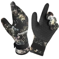 3mm5mml neoprene diving gloves camouflage stab proof non slip gloves underwater hunting warm snorkeling swimming diving gloves