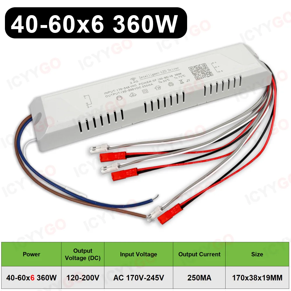 ICYYGO  трансформатор освещения для светодиодов 220В 2.4G трехцветный