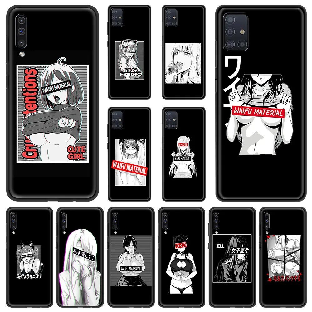 

Hentai Anime Girl Fundas For Samsung Galaxy A12 A32 5G A70 A50 A52 4G A02S Case Phone Cover For Samsung A10 A72 A10S A40 Coque