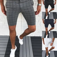 2022 summer european and american special for new mens plaid casual shorts
