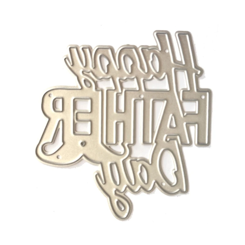 

1Set Happy Father Day Metal Cutting Dies Photo Album Decoration Accessories DIY Dropship