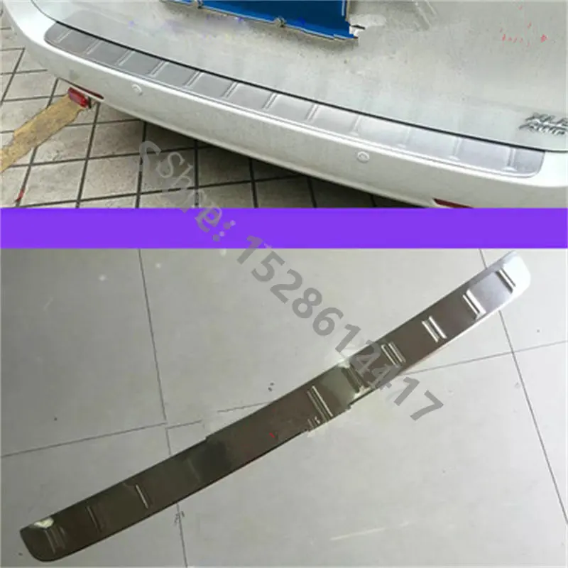 

For Toyota Sienna 2011-2020 Car Stickers stainless Rear Door Bumper Protector sill plate Trunk Tread Plate Trim Car Accessories